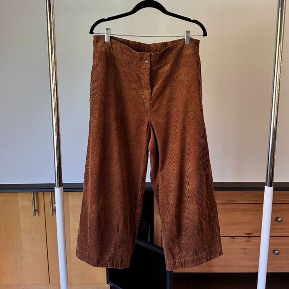 Poetry Brown Wide Leg Corduroy Trousers - Picture 1 of 11